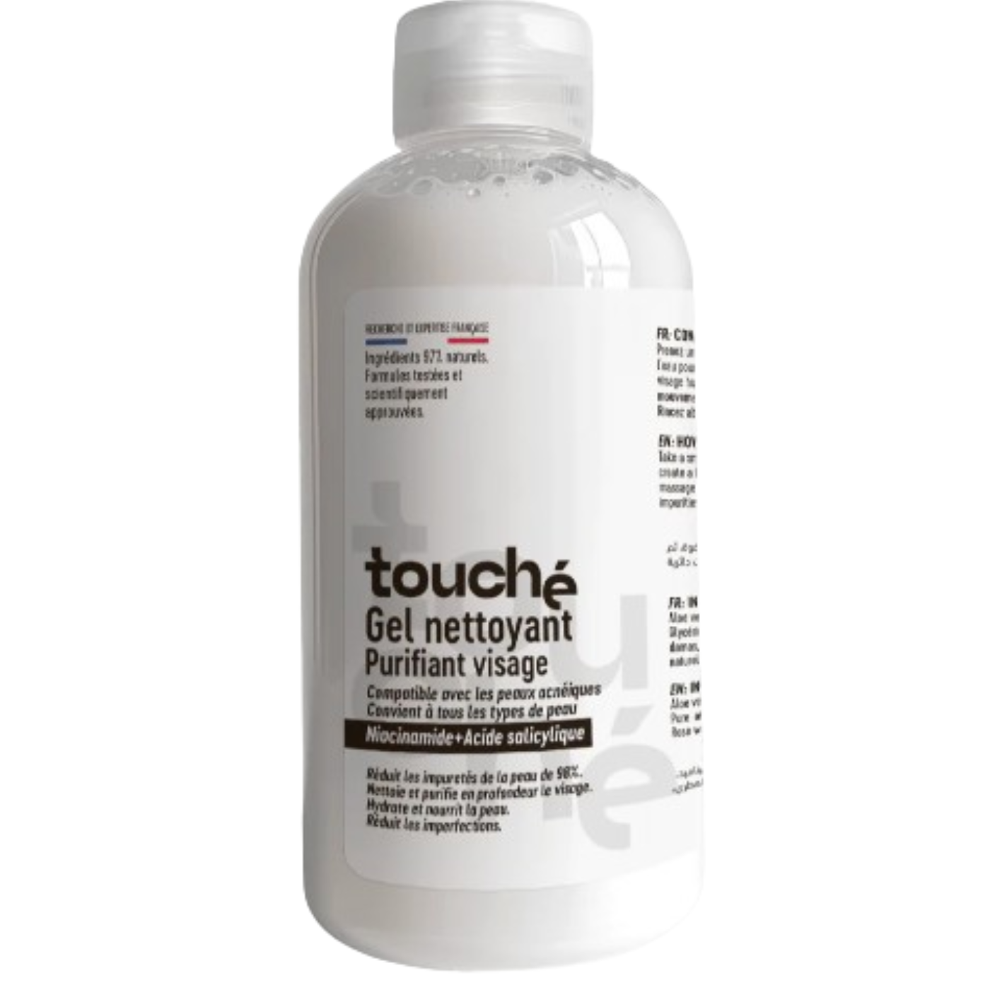 Gel Nettoyant Purifiant Visage -Touché -GNPV